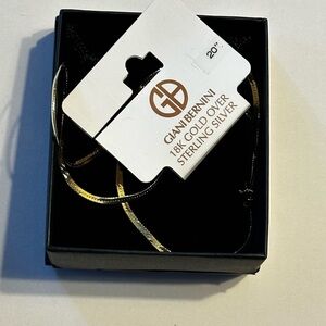 Giani Bernini  20” 18K gold over sterling silver necklace